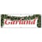 Signmission GARLAND BANNER SIGN x-mas xmas trees decor wreaths holiday Christmas B-72 Garland - alternate 1